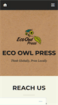 Mobile Screenshot of ecoowlpress.com